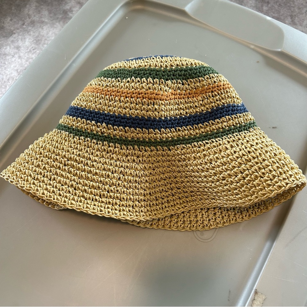 Daniele Meucci Italian Made Straw Hat. OS. - Picture 7 of 8
